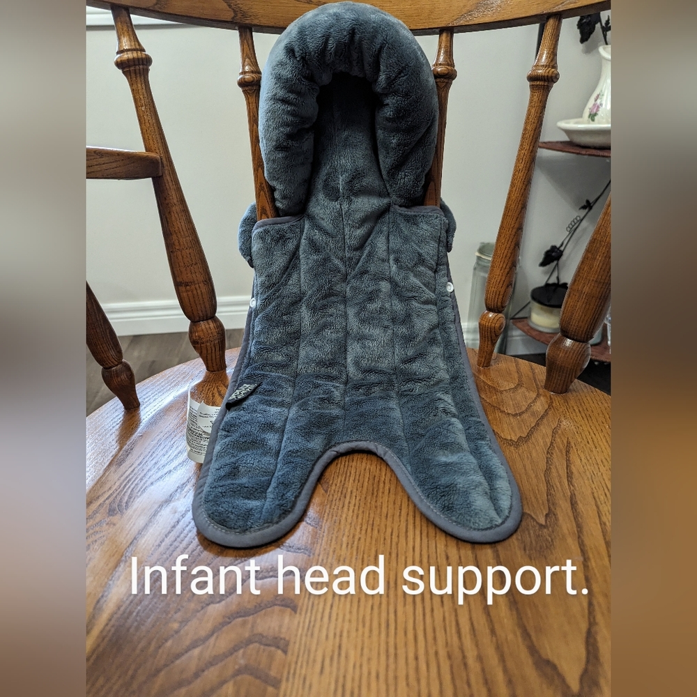 Joller Jumper Car seat Head Support for infant. Gray. New without tags.